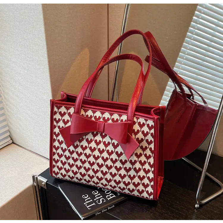 Red Bow Shoulder Bag for Women 2024 New — feature 19