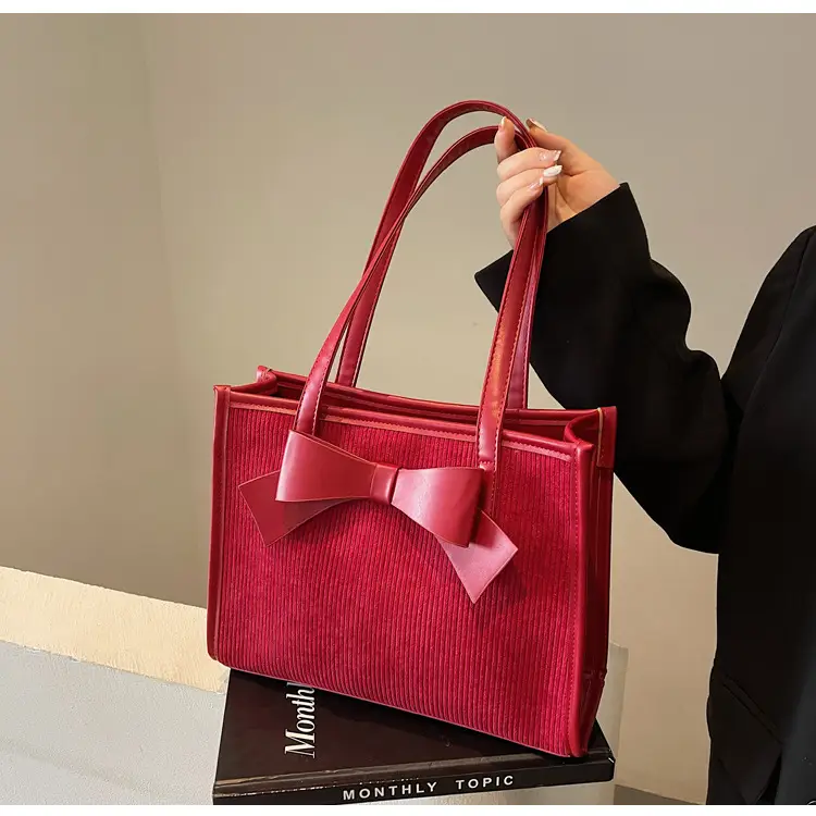 Red Bow Shoulder Bag for Women 2024 New — feature 21