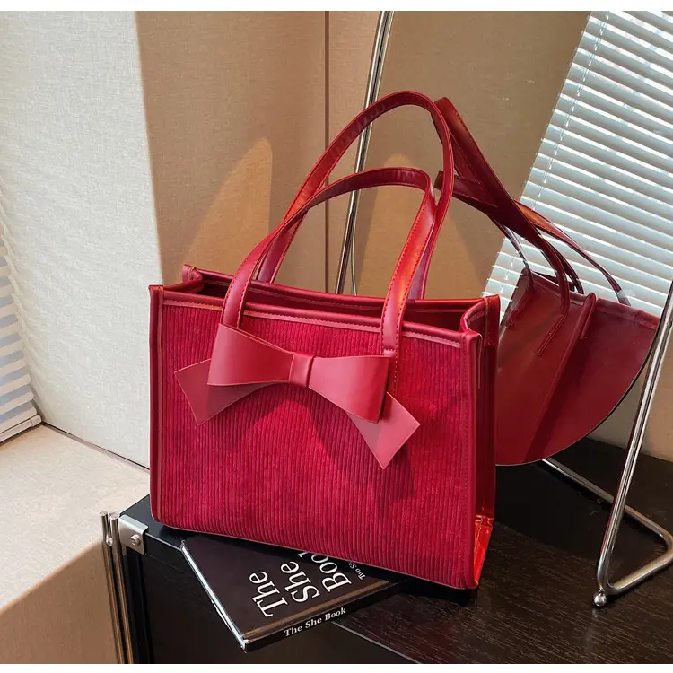 Red Bow Shoulder Bag for Women 2024 New — feature 22