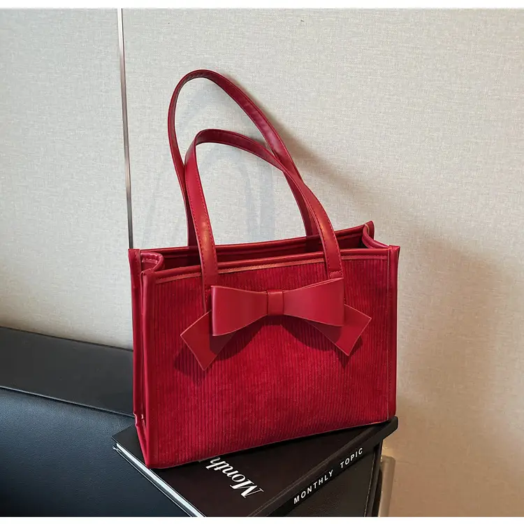 Red Bow Shoulder Bag for Women 2024 New — feature 23