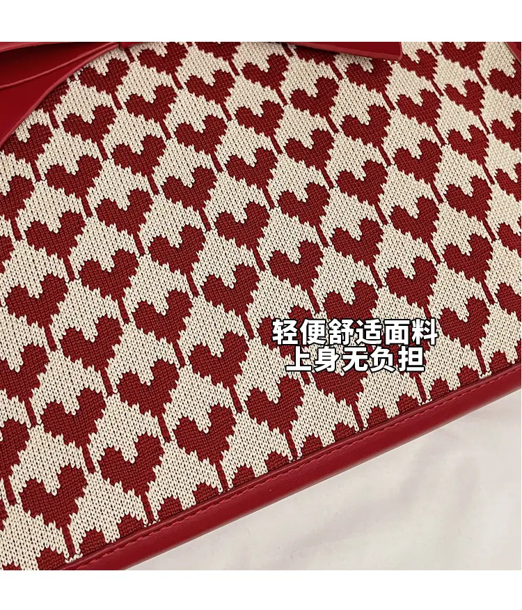 Red Bow Shoulder Bag for Women 2024 New — feature 5