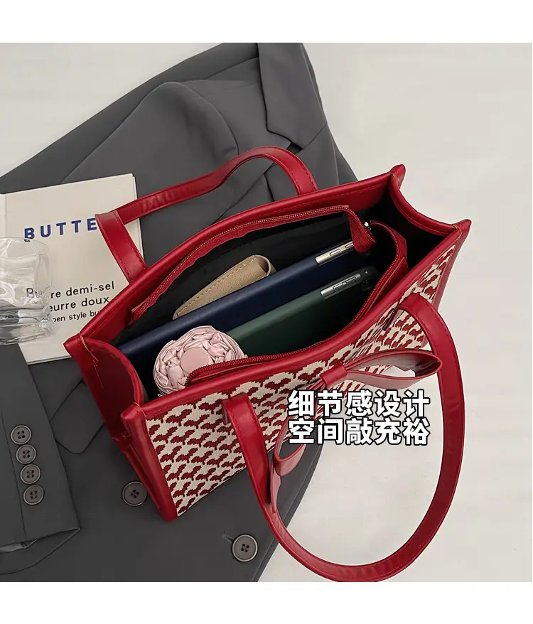 Red Bow Shoulder Bag for Women 2024 New — feature 7