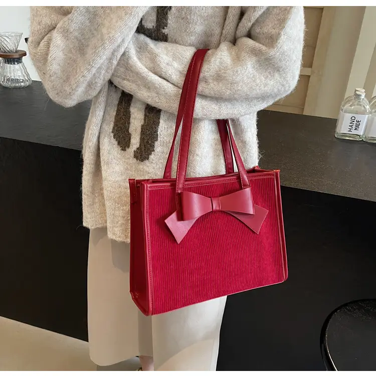 Red Bow Shoulder Bag for Women 2024 New — feature 8
