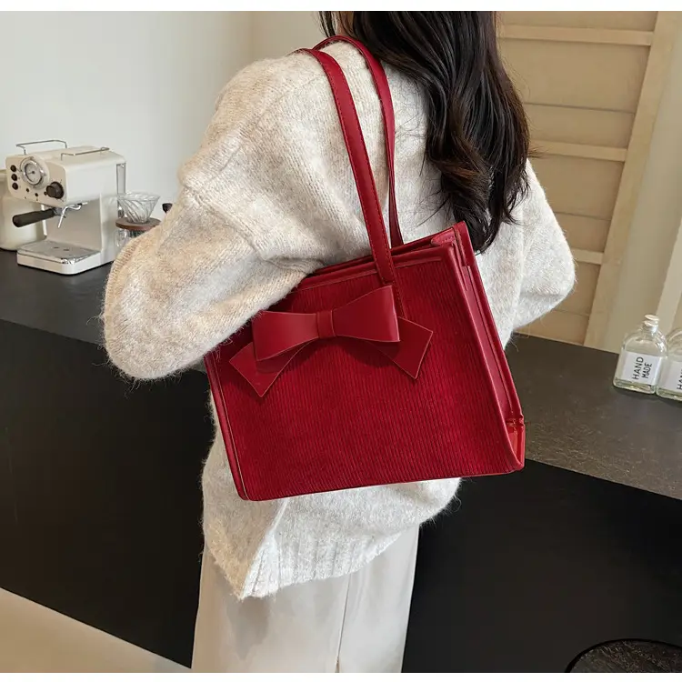 Red Bow Shoulder Bag for Women 2024 New — feature 9