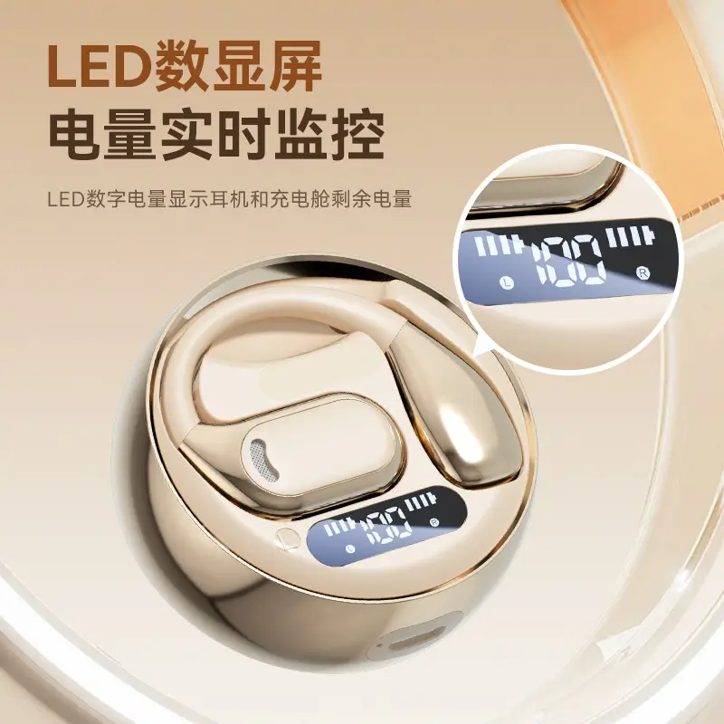 M76 Bluetooth Earphones with Air Conduction, Smart Translation, Over-Ear Design, Long Battery Life, Oem Customizable, in Stock