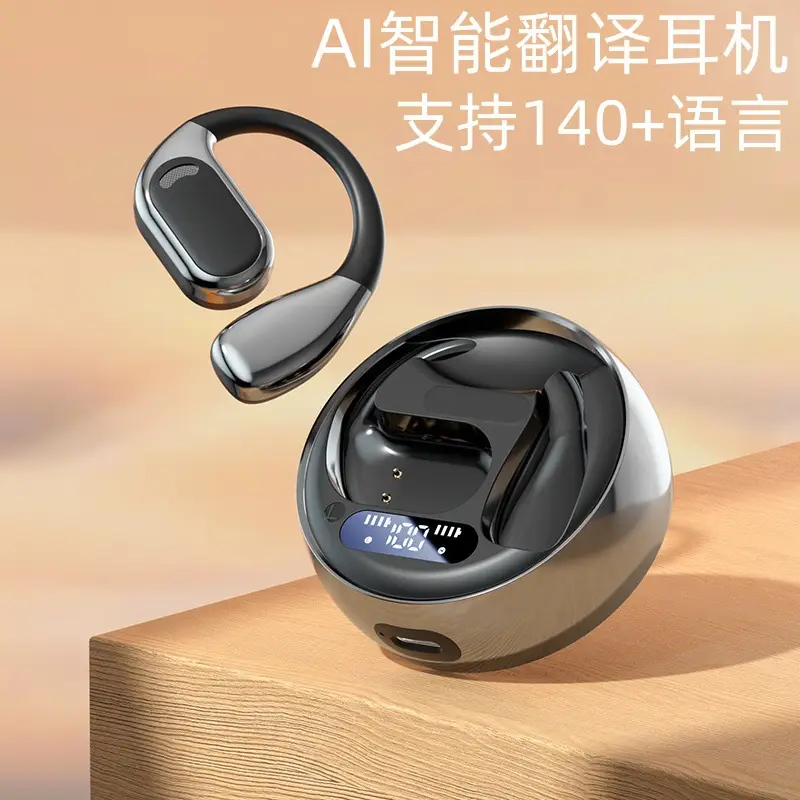 M76 Bluetooth Earphones with Air Conduction, Smart Translation, Over-Ear Design, Long Battery Life, Oem Customizable, in Stock
