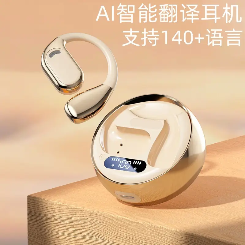 M76 Bluetooth Earphones with Air Conduction, Smart Translation, Over-Ear Design, Long Battery Life, Oem Customizable, in Stock