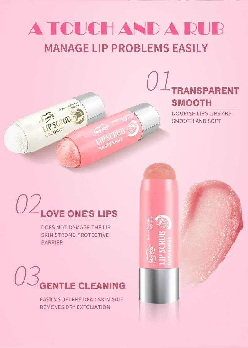Pink Maidens Lip Scrub 10g Moisturizing Softening — feature 5