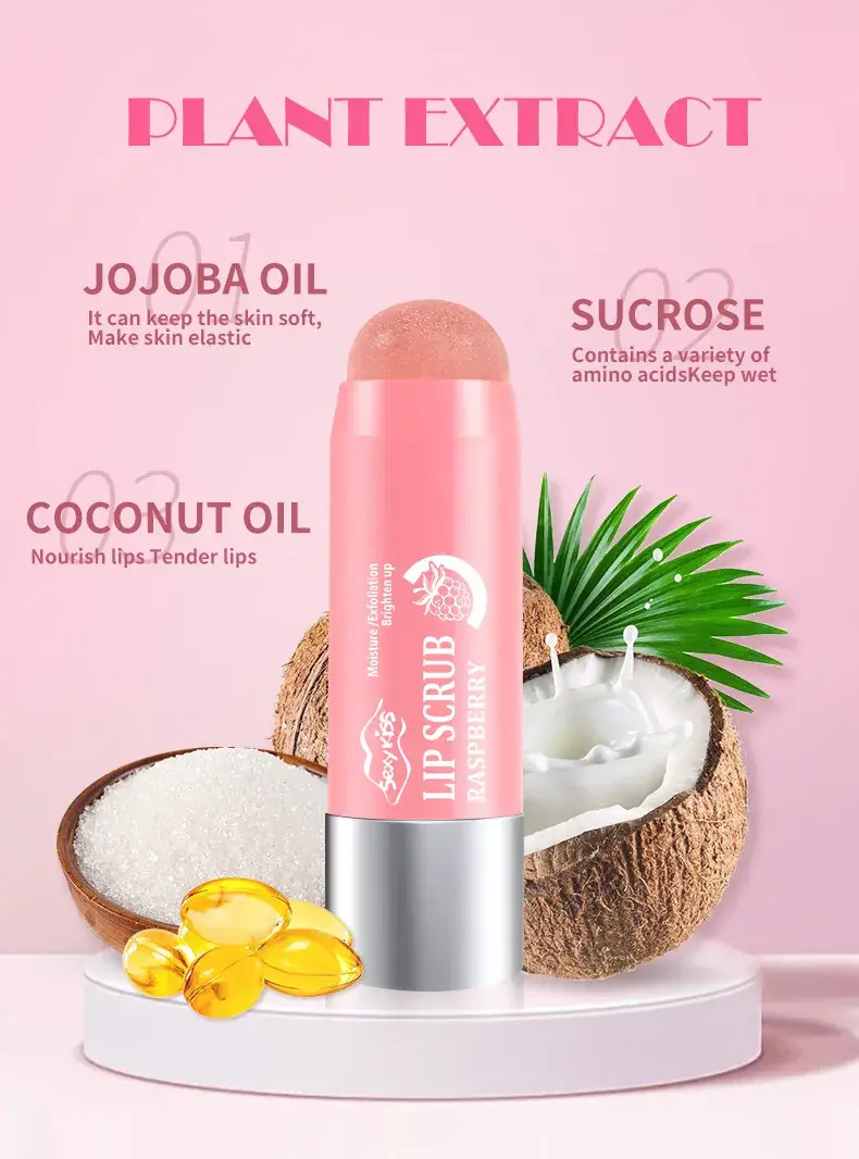 Pink Maidens Lip Scrub 10g Moisturizing Softening — feature 6