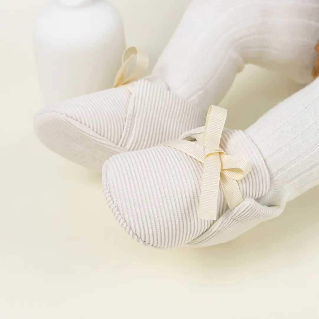 Cross-border new 0-1 year old baby shoes striped beanshoes casual shoes non-slip baby shoes — feature 13