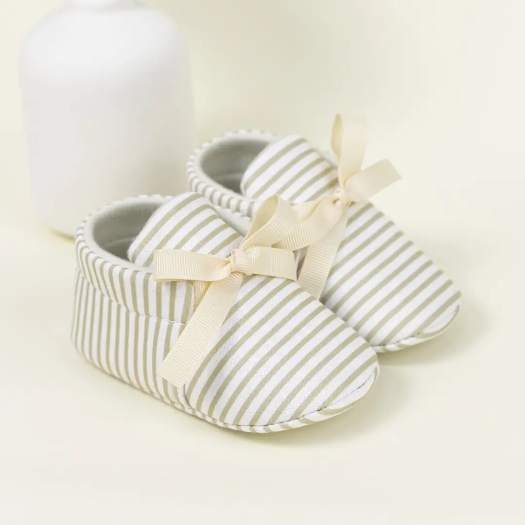 Cross-border new 0-1 year old baby shoes striped beanshoes casual shoes non-slip baby shoes — feature 21