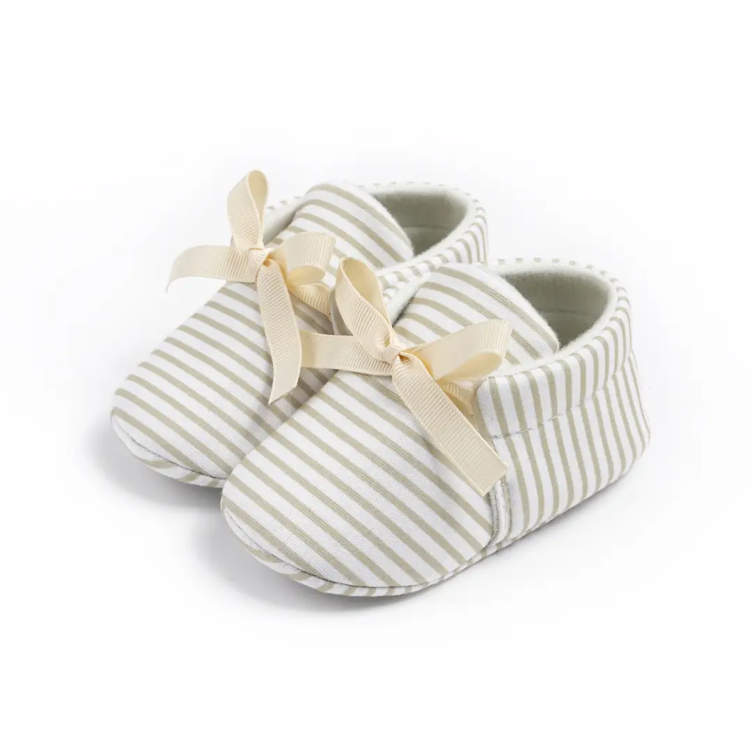 Cross-border new 0-1 year old baby shoes striped beanshoes casual shoes non-slip baby shoes — feature 26