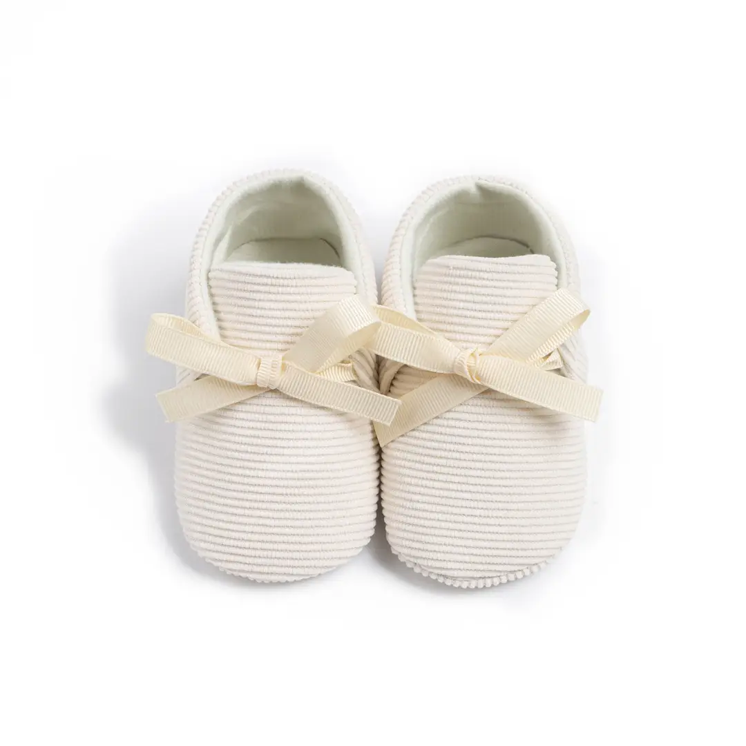Cross-border new 0-1 year old baby shoes striped beanshoes casual shoes non-slip baby shoes