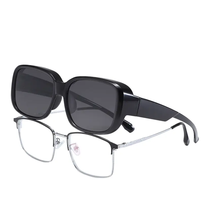 2024 New Polarized Sunglasses Black Anti-UV Cycling Driving - Image 8