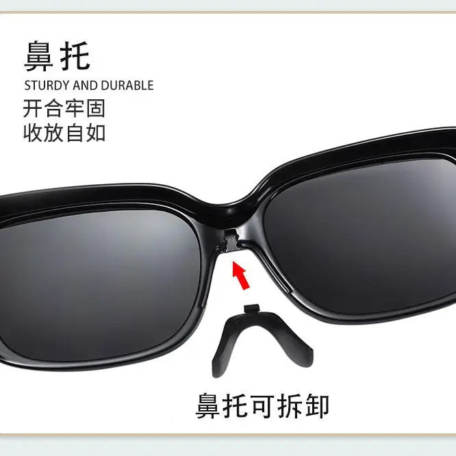 2024 New Polarized Sunglasses Black Anti-UV Cycling Driving - Image 9