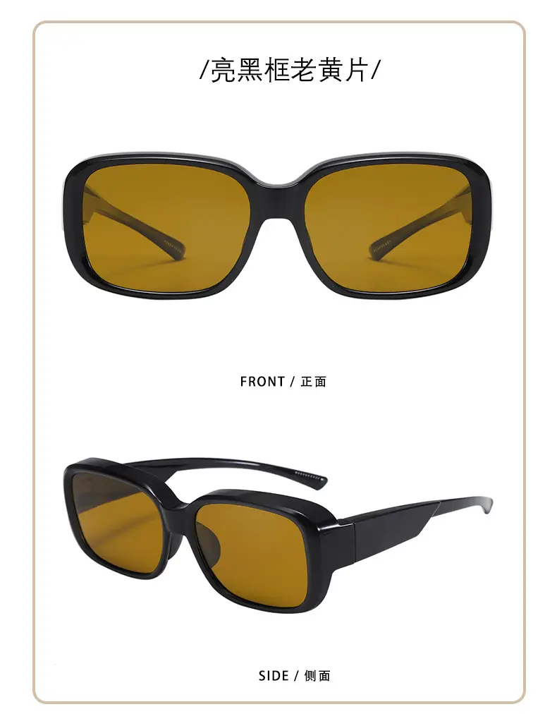 2024 New Polarized Sunglasses Black Anti-UV Cycling Driving — feature 12