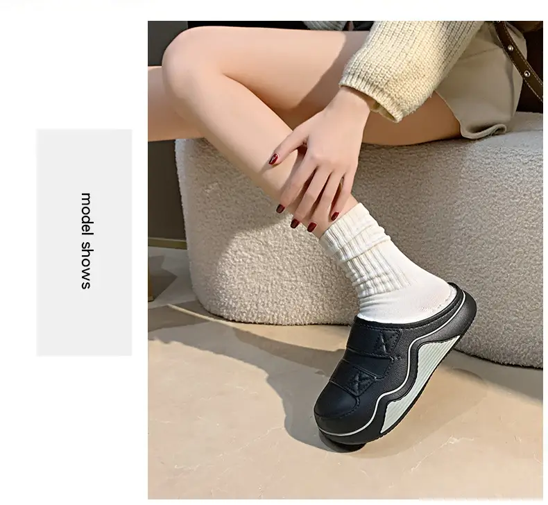 Cotton Slippers for Women in Autumn and Winter New Men's Home Eva Thick-Soled Cotton Slippers Warm Fleece-Lined Outer Cotton Shoes Wholesale — feature 28