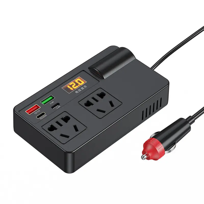 Universal Car Inverter Charger 12-24V 110V Multi Function - Image 7