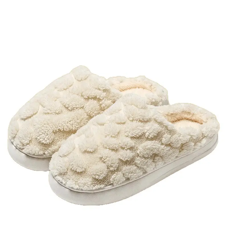 Cotton Slippers Women's New Indoor Warm Dung-feeling Plush Home and Home Winter Anti-slip Comfortable Cotton Slippers for Men - Image 22