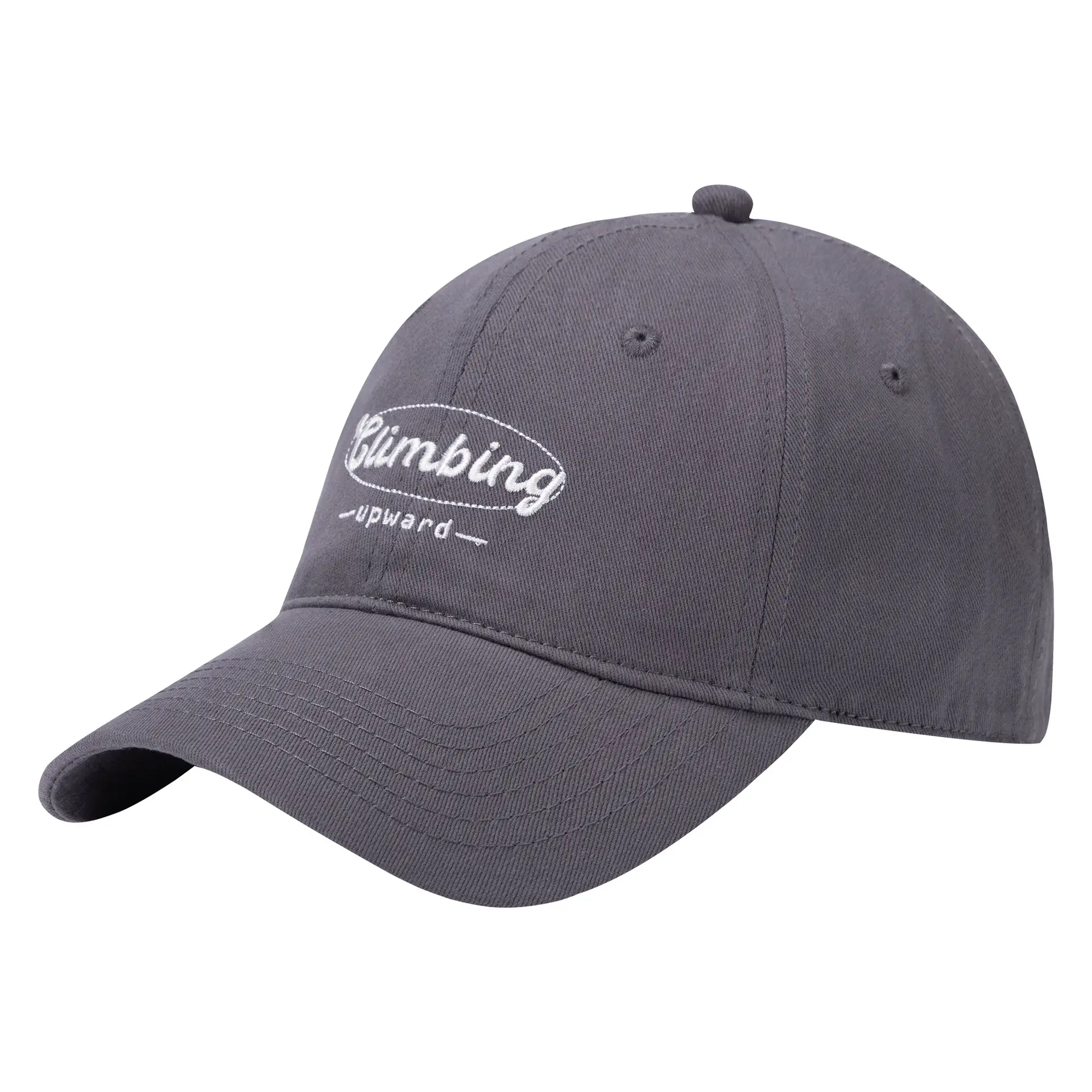 Men Baseball Cap Timing Embroidered Beige - Image 6