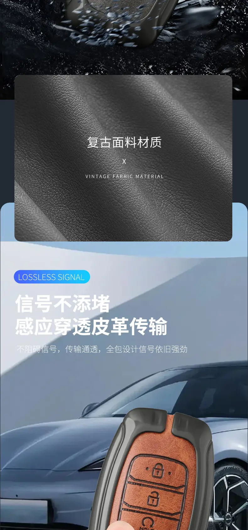 Suitable for Beijing Hyundai Leading Key Set ix35 Langxing Name Figure ix25 Yuedong Rena Elantra Keychain — feature 6