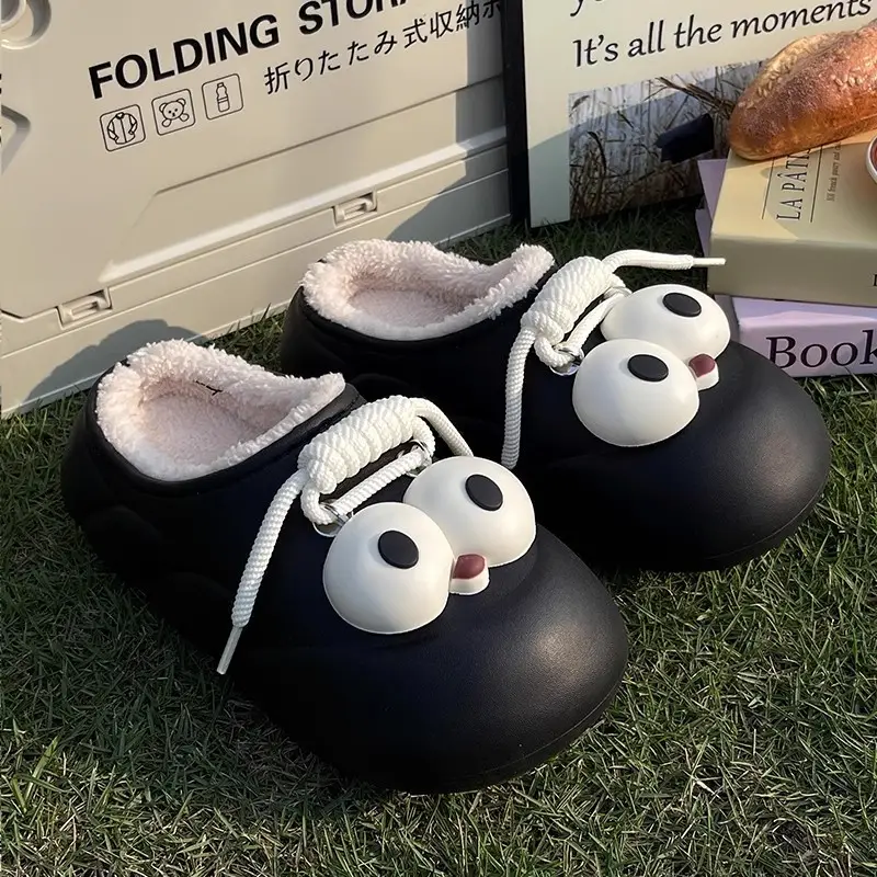 Super Fire Thick Bottom Baotou Half Slippers Women's Autumn and Winter Outer Wear Slip-on 2024 New Explosions French Muller Lazy Shoes - Image 6