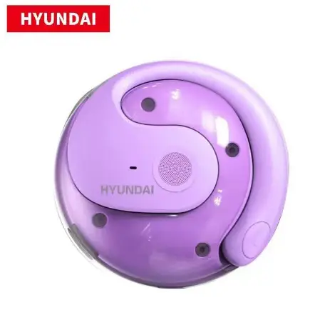 HYUNDAI Wireless Bluetooth Headset Black Noise Reduction - Image 4