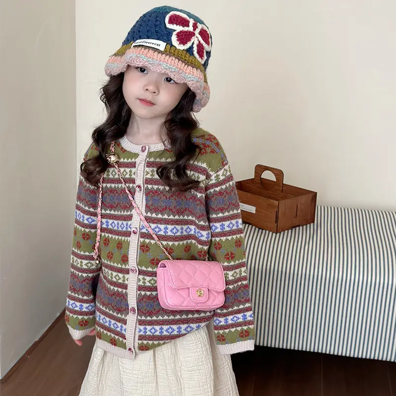 Pink Quilted Crossbody Bag with Gold Chain - Image 10