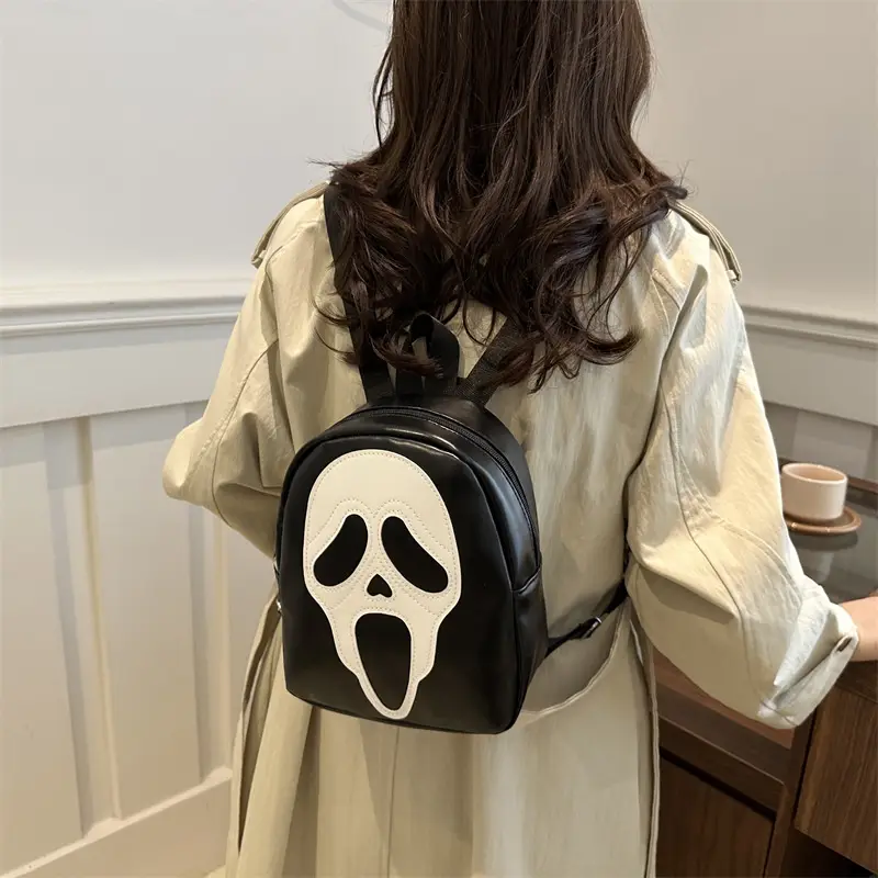 White Korean Ghost Crossbody Bag Mobile Phone Small - Image 6