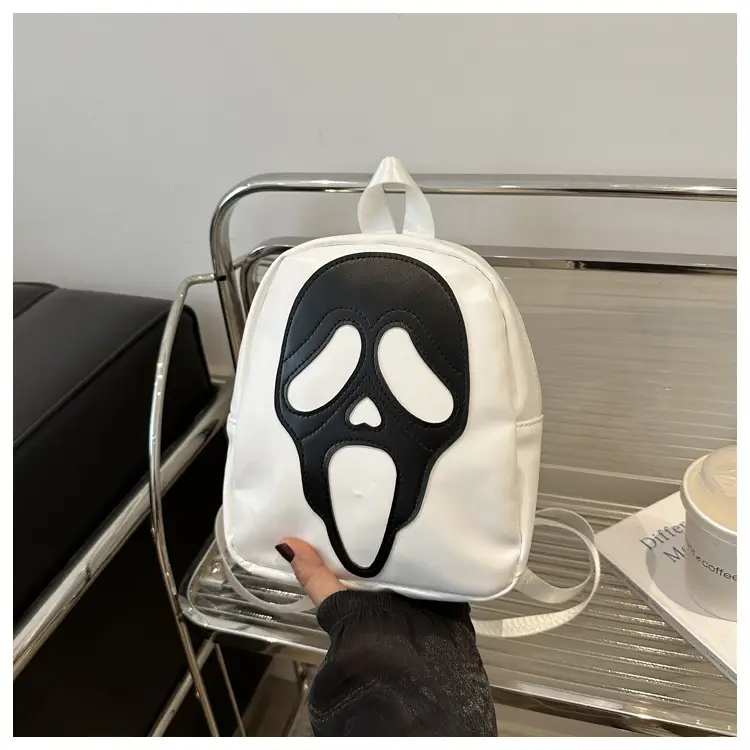 White Korean Ghost Crossbody Bag Mobile Phone Small — feature 13