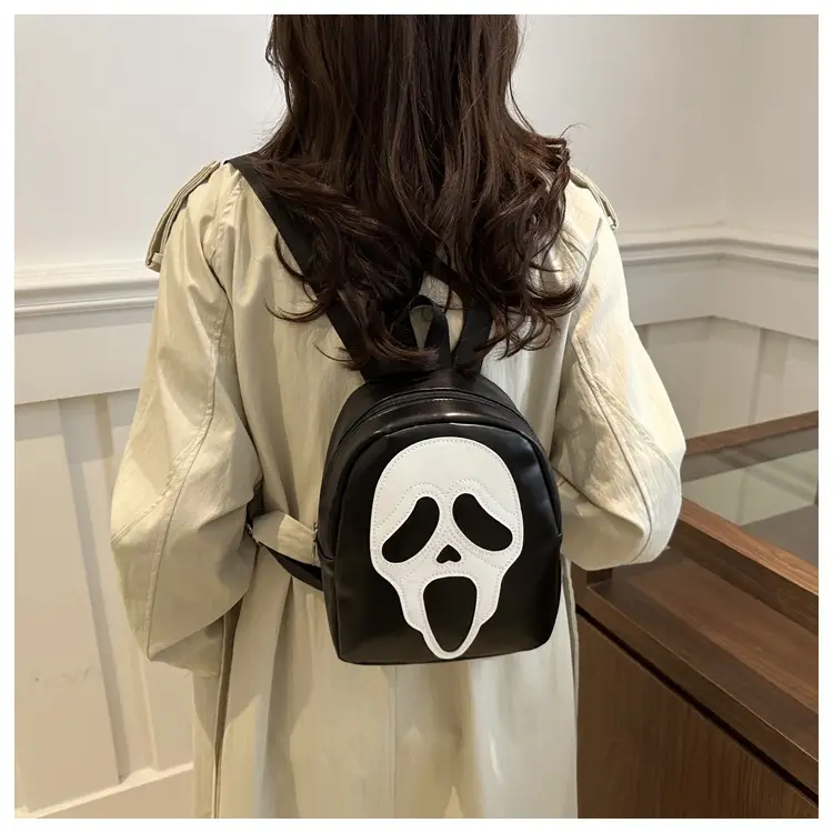 White Korean Ghost Crossbody Bag Mobile Phone Small — feature 17