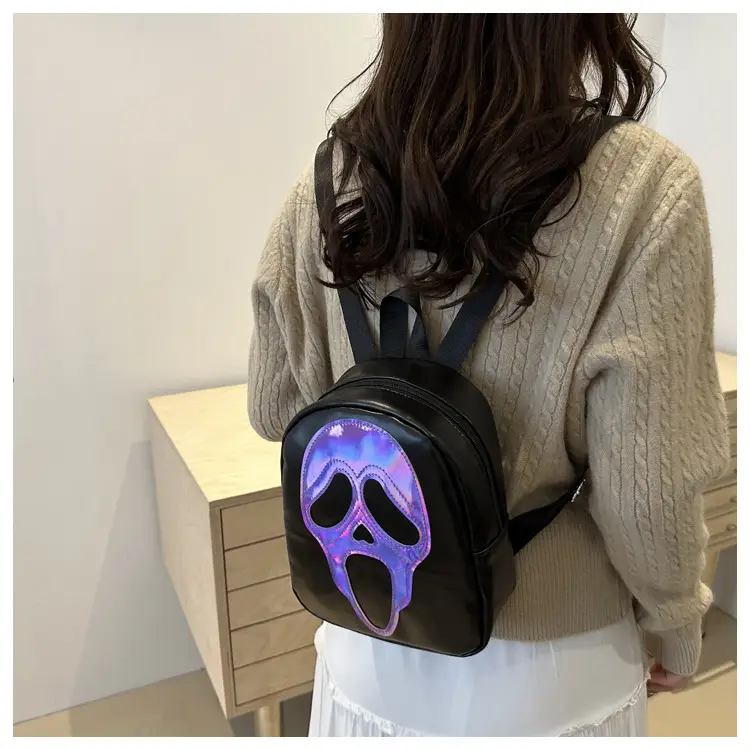 White Korean Ghost Crossbody Bag Mobile Phone Small — feature 18
