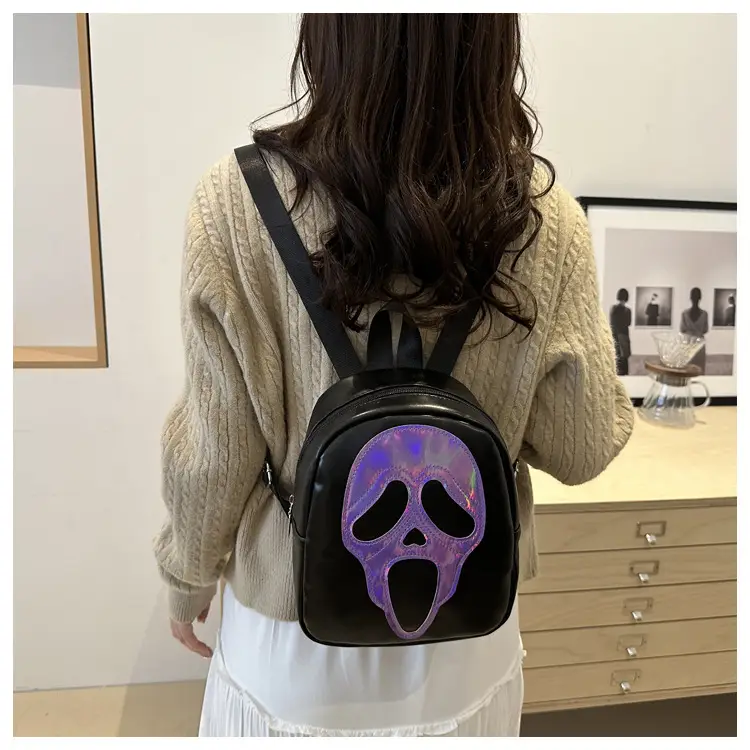 White Korean Ghost Crossbody Bag Mobile Phone Small — feature 19