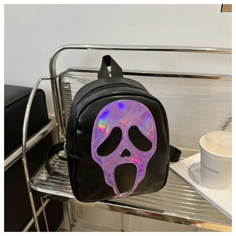 White Korean Ghost Crossbody Bag Mobile Phone Small — feature 8