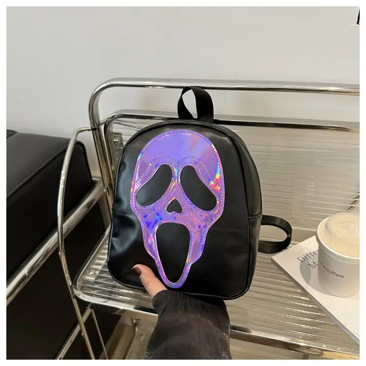 White Korean Ghost Crossbody Bag Mobile Phone Small — feature 9