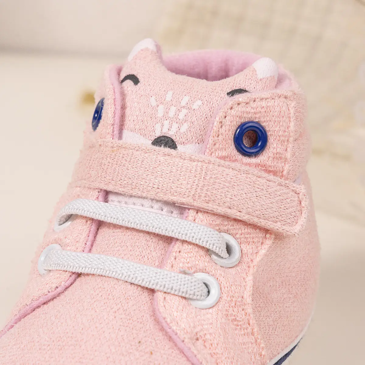 Pink Velvet Velcro Baby Shoes for 0-1 Years — feature 13