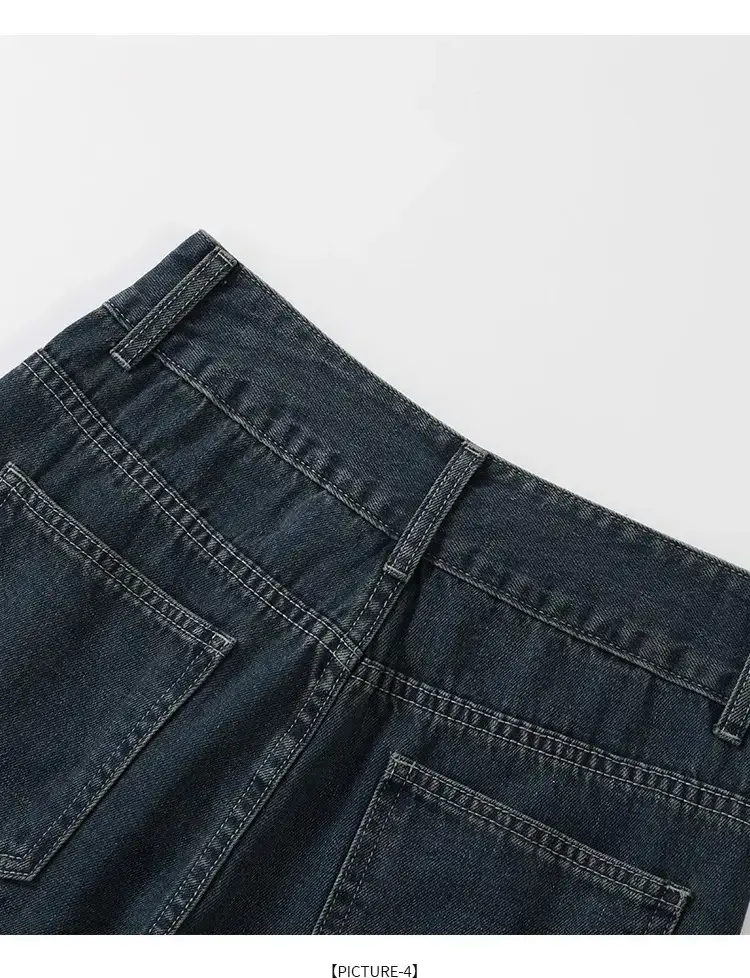 American Retro Dark Blue Wide Leg Jeans 2025 — feature 10