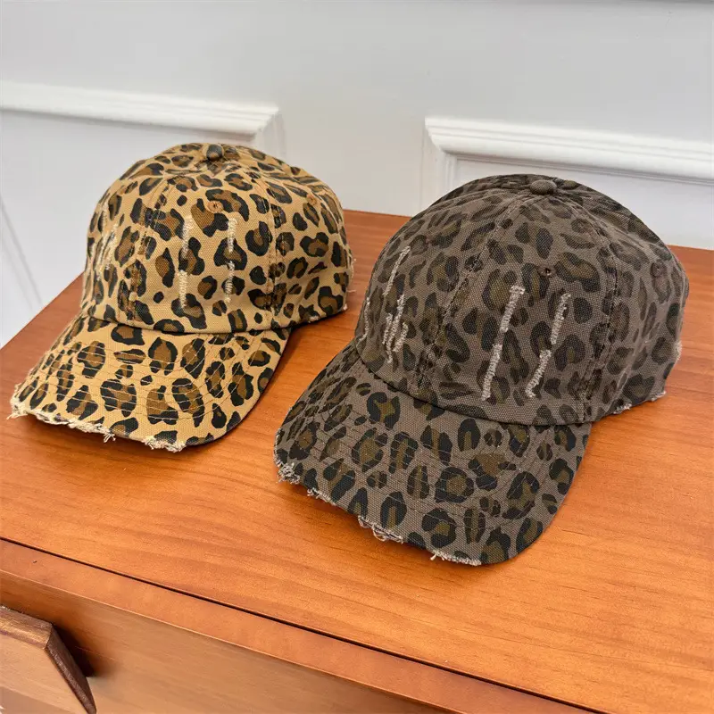 Women Leopard Print Hats 2024 New Spice Girls Niche - Image 5