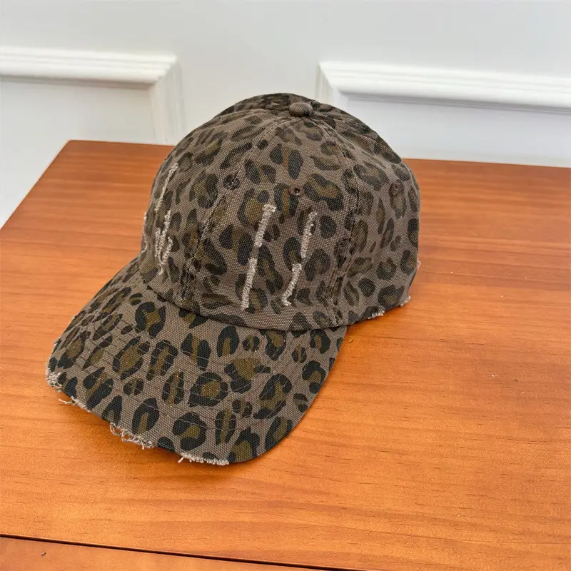 Women Leopard Print Hats 2024 New Spice Girls Niche - Image 2