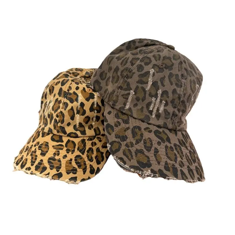 Women Leopard Print Hats 2024 New Spice Girls Niche - Image 6