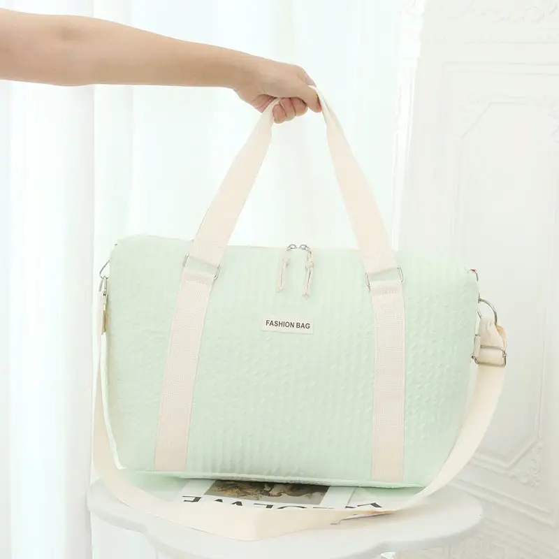 Light Green Cross-Border Yoga Bag with Handle & Shoulder Strap