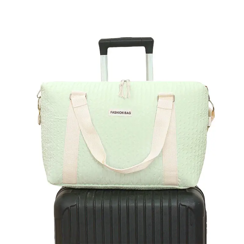 Light Green Cross-Border Yoga Bag with Handle & Shoulder Strap
