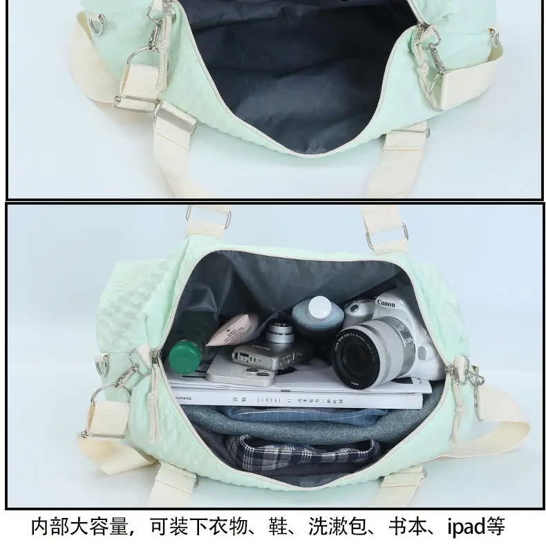 Light Green Cross-Border Yoga Bag with Handle & Shoulder Strap — feature 19
