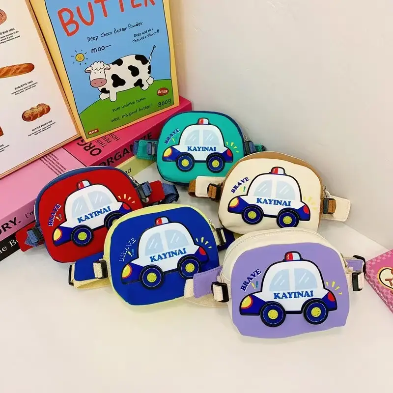 Kids Cartoon Car Crossbody Bag Blue Kid Friendly - Image 9