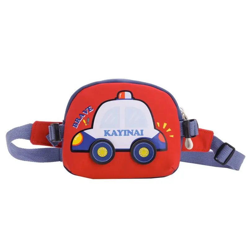 Kids Cartoon Car Crossbody Bag Blue Kid Friendly - Image 10