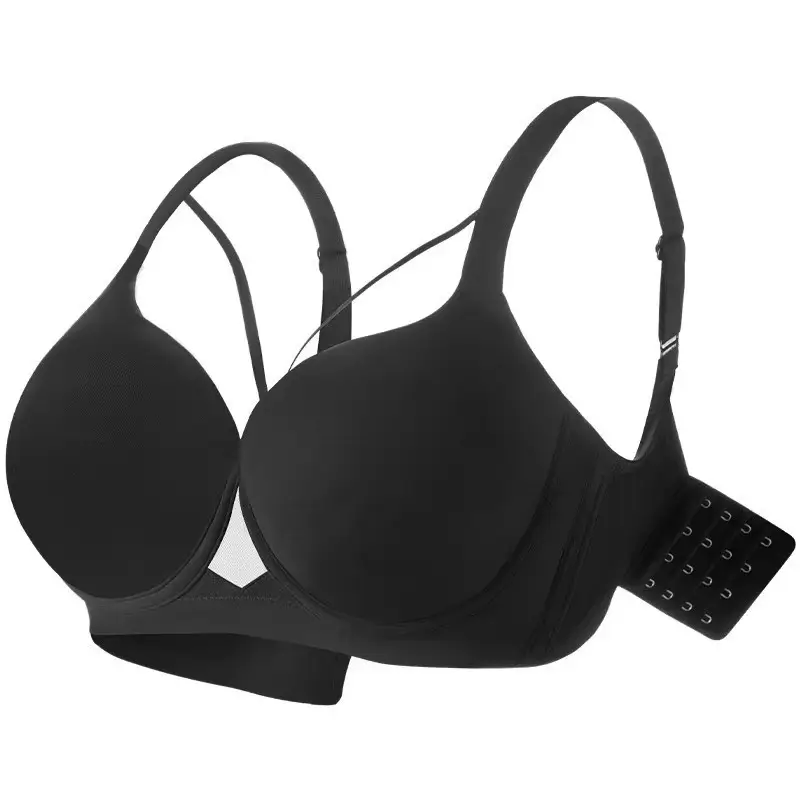 Cross-border plus size mm Traceless Underwear Women's Big Chest Large Gather-up Parammary Upper-support Thin Sexy Bra