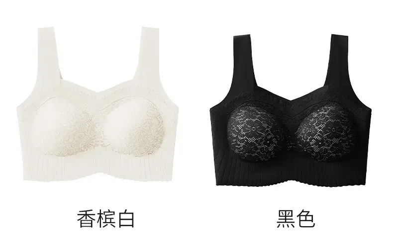 French Lace Bra 3D No Steel Ring Seamless Women — feature 19