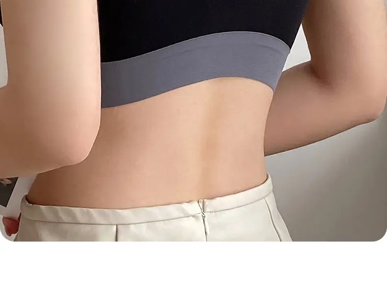 Women's Letter Contrast Cup Underwear Soft Push Up — feature 18