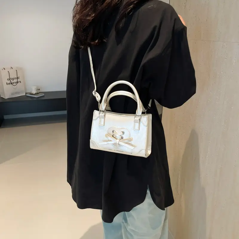 Black Korean Style Retro Shoulder Bag 2024 - Image 8
