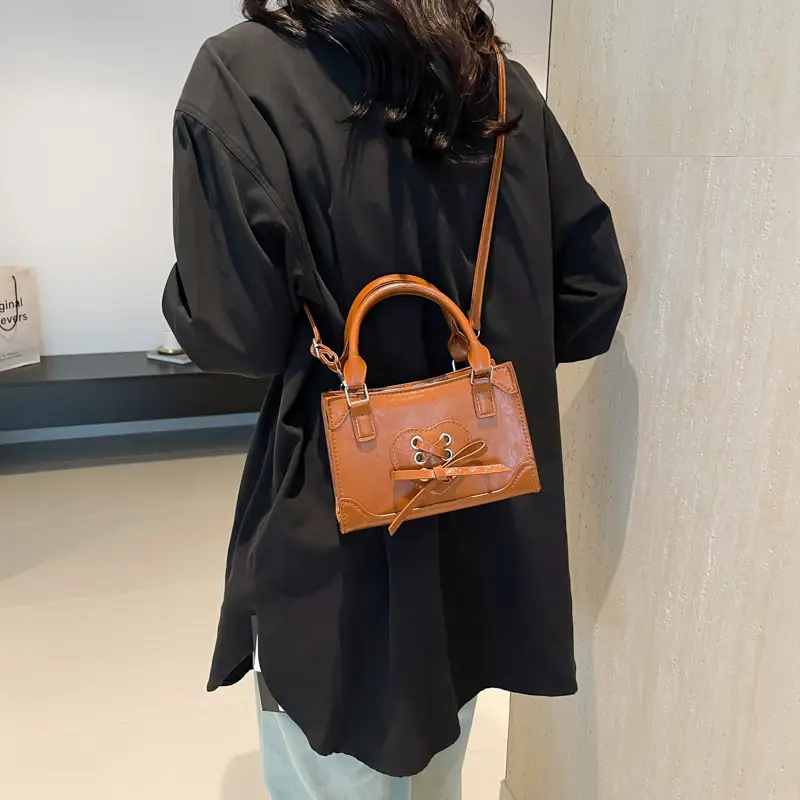 Black Korean Style Retro Shoulder Bag 2024 - Image 9